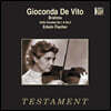 Gioconda De Vito 브람스: 바이올린 소나타 1,3번 (Brahms: Violin Sonatas)[LP]