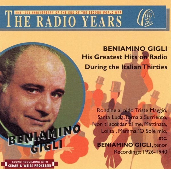 베냐미노 질리 - Beniamino Gigli - 1954-1955 The Raido Years [이태리발매]