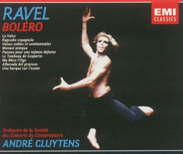 라벨 (Maurice Ravel)  : Bolero (볼레로) 관현악곡집 -클뤼탕스 (Andre Cluytens) (2cd)(미개봉)(독일발매)