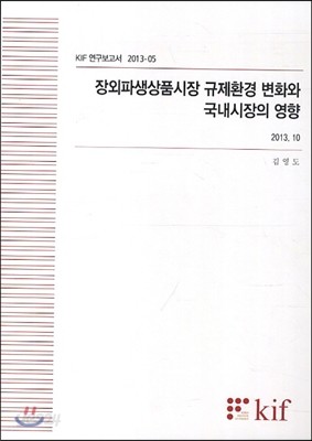 장외파생상품시장 규제환경 변화와 국내시장의 영향