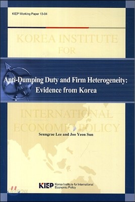 Anti Dumping Duty and Firm Heterogeneity : Evidence from Korea