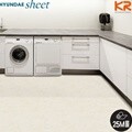 HBS-77707 (25M) 대리석 마블 베이지 반유광 바닥장판시트