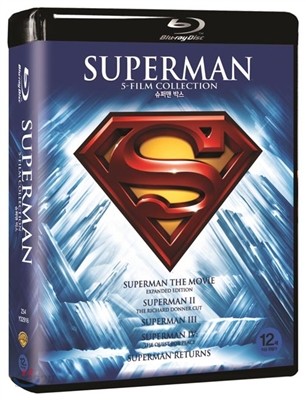 슈퍼맨 75주년 기념 박스세트 : 블루레이 (5Disc)
