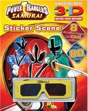 Power Rangers 3D Sticker Scene Activity