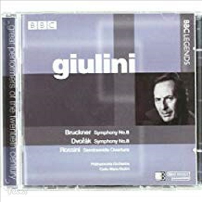 브루크너, 드보르작 : 교향곡 8번 &amp; 로시니 : 세미라미데 서곡 (Bruckner, Dvorak : Symphony No.8 &amp; Rossini : &#39;Semiramide&#39; Overture) - Carlo Maria Giulini