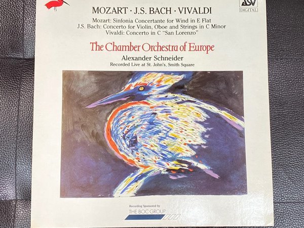 [LP] 알렉산더 슈나이더 - Alexander Schneider Mozart Sinfonia Concertante For Wind In E Flat LP [U.K반]