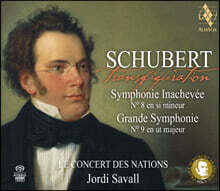 Jordi Savall 슈베르트: 교향곡 8번 &#39;미완성&#39;, 9번 &#39;그레이트&#39; - 조르디 사발 (Schubert: Symphony D.759, D.944)