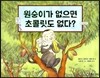 원숭이가 없으면 초콜릿도 없다?
