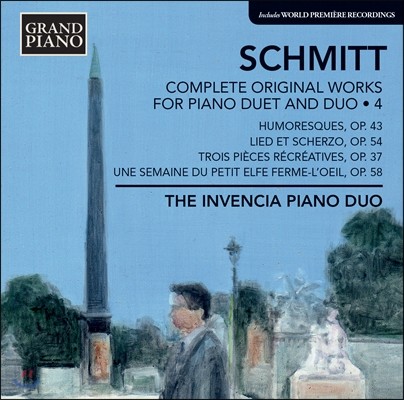 The Invencia Piano Duo 슈미트: 작은 요정 페름-뢰이의 한 주간, 세 개의 재미있는 소곡 외 (Florent Schmitt: Complete Original Works for Piano Duet and Duo Vol. 4)