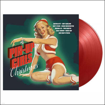 핀업 걸 크리스마스 음악 모음집 (Pin Up Girls Christmas) [투명 레드 컬러 LP] 