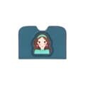 [육심원] 포인트카드지갑 틸블루루나