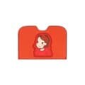 [육심원] 포인트카드지갑 레드오렌지리아