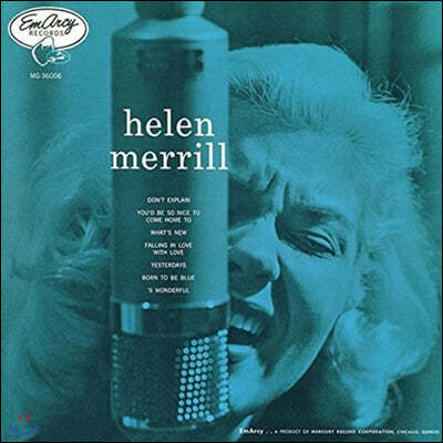 Helen Merrill (헬렌 메릴) - Helen Merrill With Clifford Brown 