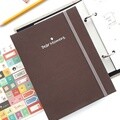 쁘띠로그 2024 바인딩 다이어리 (A6 만년형) - 초코브라운