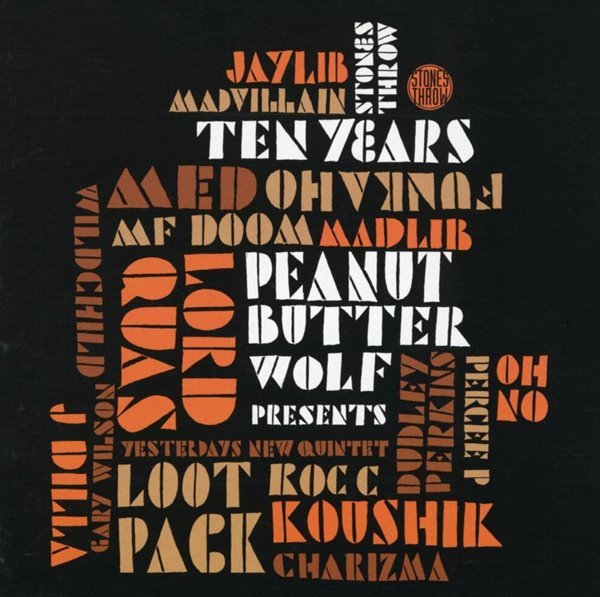 피넛 버터 울프 - Peanut Butter Wolf - Stones Throw Ten Years 2Cds [U.S발매]