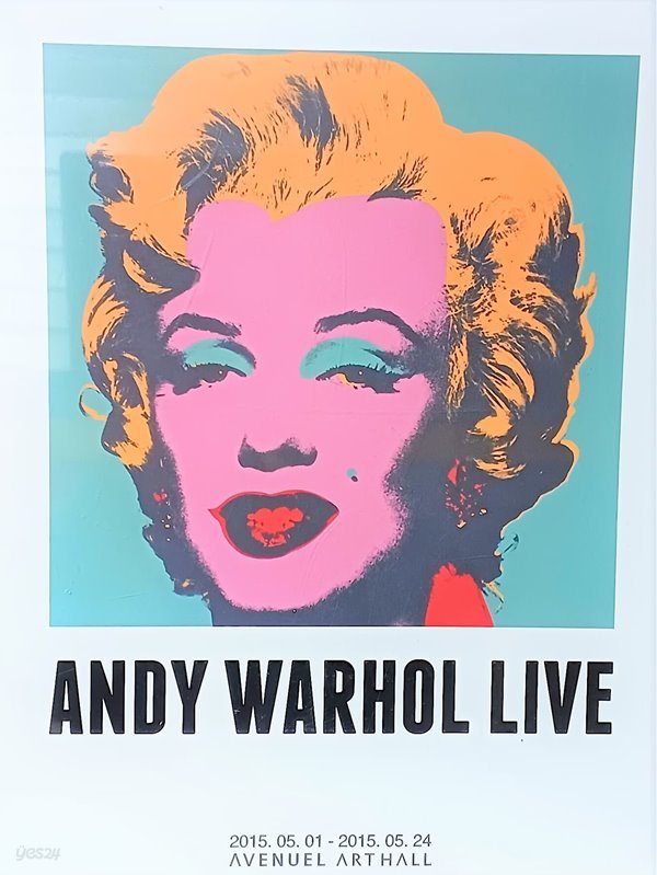 ANDY WARHOL LIVE(앤디 워홀 미술도록) -비닐포장상태,최상급-