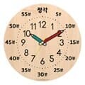 해피바이러스시계 무소음 교육용벽시계 EH8019 바른생활