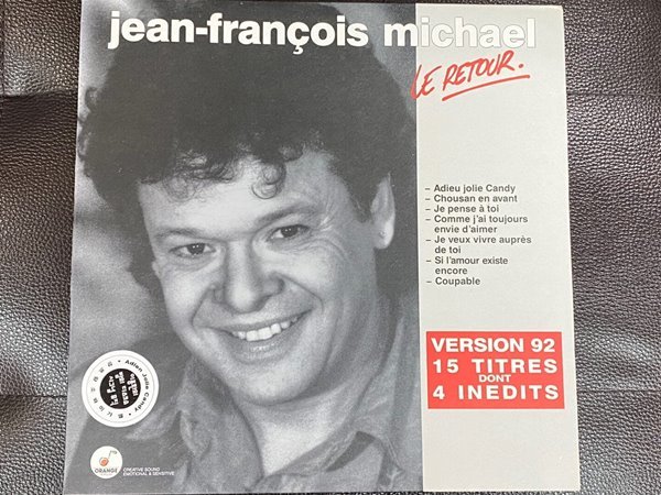 [LP] 장프랑소와 미가엘 - Jean-Francois Michael - Le Retour LP [희귀반] [오렌지-라이센스반]