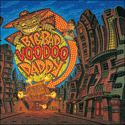 Big Bad Voodoo Daddy (빅 배드 부두 대디) - Big Bad Voodoo Daddy (Americana Deluxe) [투명 레드 & 옐로우 소용돌이 컬러 LP]