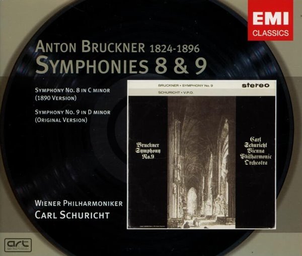 Bruckner : Symphonies No. 8 &amp; 9 - 슈리히트 (Carl Schuricht) (2cd)