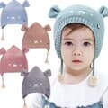 귀요미 니트방울 쫑긋 아동모자(원사이즈) 308667