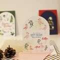 아이씨엘 크리스마스 카드 세트 -botanical 6set