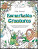 Remarkable Creatures: A Stress-Relieving Coloring Book for Adults Featuring Majestic Animals, Mythical Creatures, Relaxing Mandalas, Beautiful Pattern