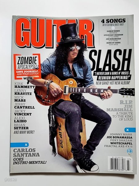 Guitar World Magazine (기타월드 매거진) 2012.7 (Cover: Slash - Guns N&#39; Roses)