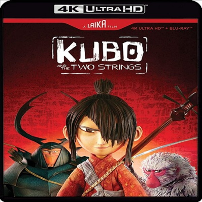 Kubo &amp; The Two Strings (쿠보와 전설의 악기) (4K Ultra HD+Blu-ray)(한글무자막)