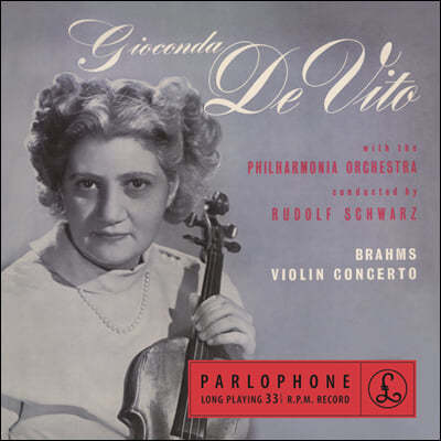 Gioconda De Vito 브람스: 바이올린 협주곡 (Brahms: Violin Concerto Op.77) [LP] 