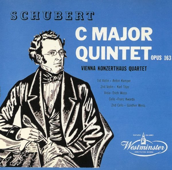빈 콘체르트라우스 콰르텟 - Vienna Konzerthaus Quartet - Schubert String Quintet Op.163 D.956 [20BitK2] [일본발매]