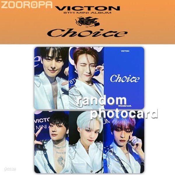 [새상품/K 포토카드] 빅톤 VICTON Choice (정품/원더월)