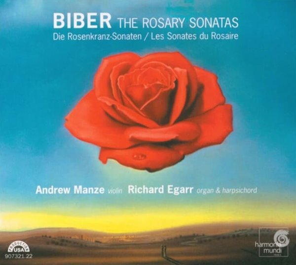 Biber(비버) : The Rosary Sonatas (로자리오 소나타 전곡집) - 맨지 (Andrew Manze),이가 (Richard Egarr)(2cd) (독일발매)