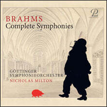 Nicholas Milton 브람스: 교향곡 1-4번, '대학축전' 서곡 (Brahms: Complete Sypmphonies)