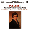 슈베르트 : 가곡 23집 - 오스트리아 동시대 시인들의 시에 붙인 가곡들 3집 (Schubert : Lied Edition 23 - Austrian Contemporaries, Vol. 3)(CD) - Daniela Sindram