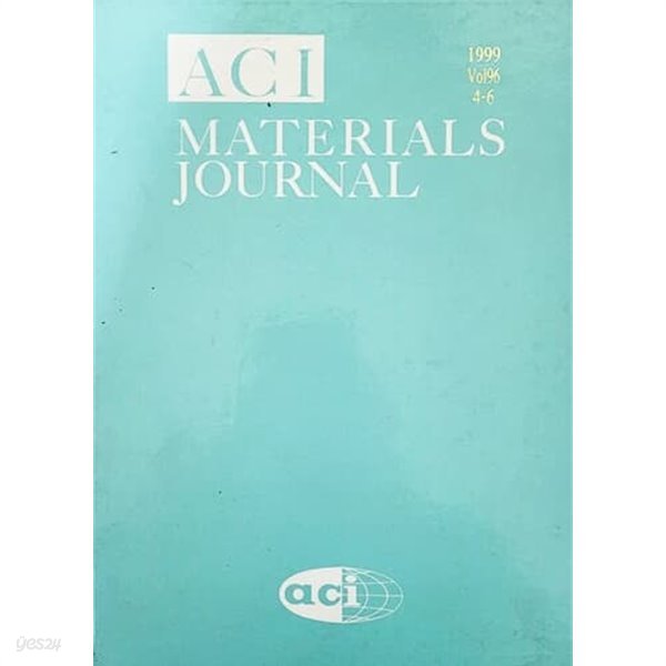 ACI Materials Journal 1999 Vol96 4-6