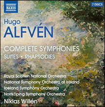 Niklas Willen 휴고 알벤: 교향곡 전곡, 모음곡, 랩소디 작품 전집 (Hugo Alfven: Complete Symphonies, Suites &amp; Rhapsodie)