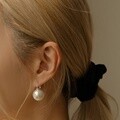 오로라 왕진주 17mm 실버925 귀걸이