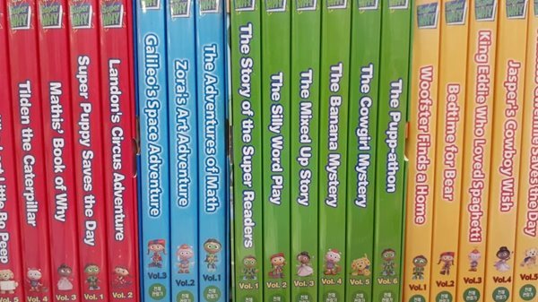 Super Why CD19장, DVD19장(1~4집) 