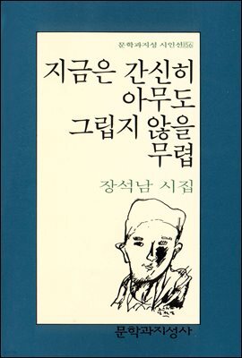 지금은 간신히 아무도 그립지 않을 무렵 - 문학과지성 시인선 156