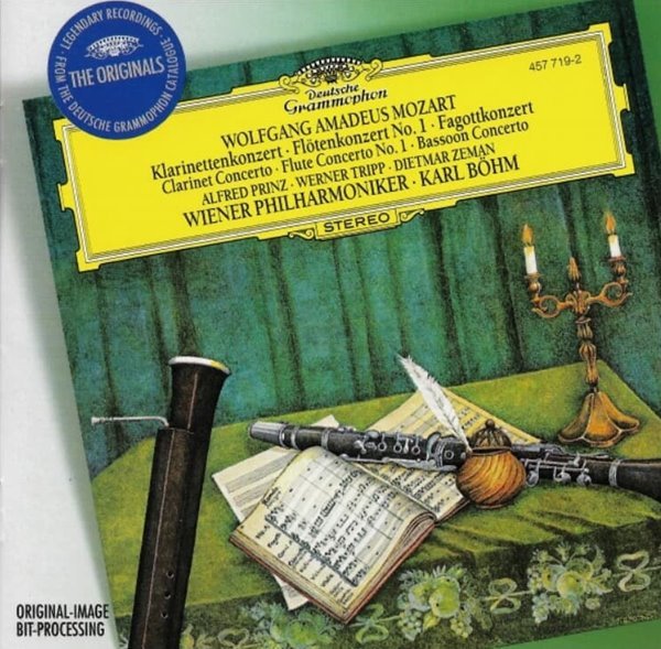 Mozart : 클라리넷, 플루트 &amp; 바순 협주곡 - 칼 뵘 (Karl Bohm)(독일발매)