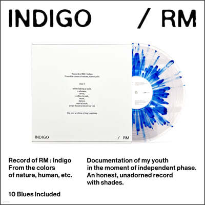 RM (방탄소년단) - 'Indigo' [컬러 LP] 
