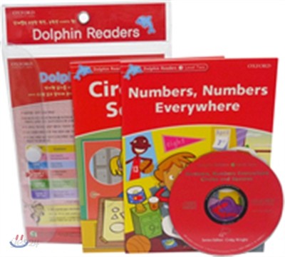 Dolphin Reader Level 2-4 Set : Numbers,Numbers Everywhere &amp; Circles and Squares