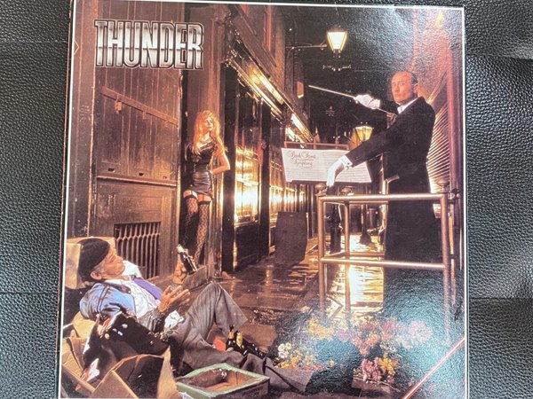[LP] 썬더 - Thunder - Backstreet Symphony LP [EMI계몽사-라이센스반]