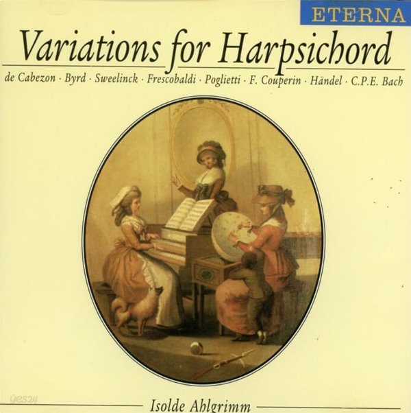 Variations for Harpsichord (하프시코드를 위한 모음곡과 변주곡) - Isolde Ahlgrimm(이솔드 알그림)(독일발매)