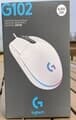 프로 로지텍 G102 유선 게이밍 마우스 화이트 그래픽작업