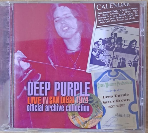 DEEP PURPLE -- live in san diego 1974