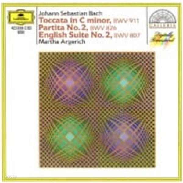 Martha Argerich / Bach : Toccata BWV 911, Partita BWV 826, Englische Suite No.2 BWV 807 (수입/4238802)