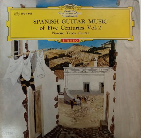 LP(수입) 나르시소 예페스 Narciso Yepes: Spanish Guitar Music Of Five Centuries Vol.2 