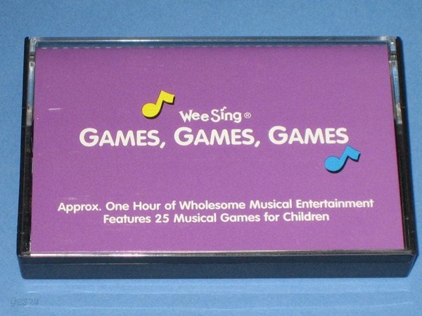 Wee Sing GAWES,GAMES,GAMES 카세트테이프